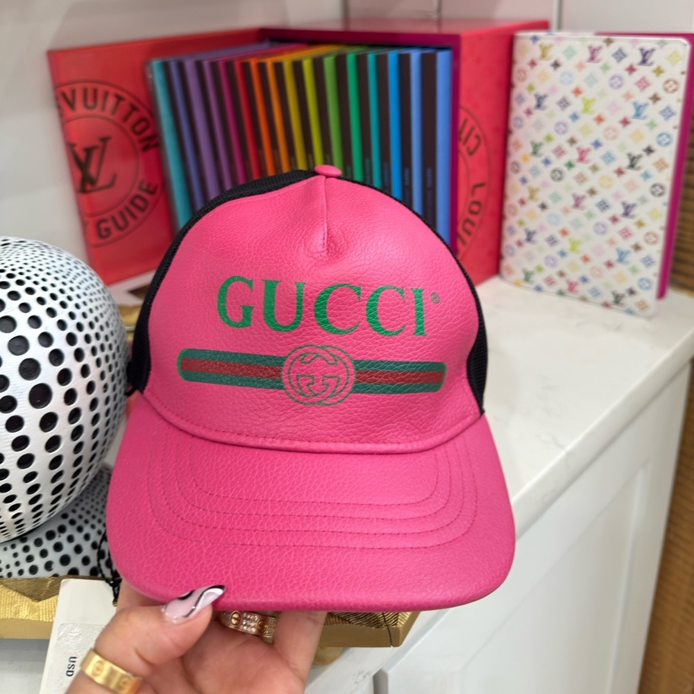 Gucci Pink Cap new never used size M - Picture 6 of 6